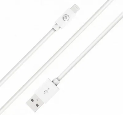 Image de Cable A/MFI - 2.4A 2m Recyclé Blanc