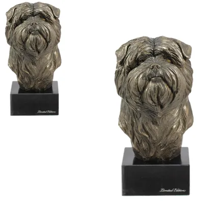 Imagen del producto de Art-Dog Busto – Affenpinscher – moldeado en polvo de bronce y resina