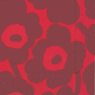 Produktbild von UNIKKO Red Red Lunch-Servietten L 552619