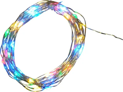 Image de Guirlande Lumineuse Intérieure Fil de Cuivre 20 Mini LED Multicolores