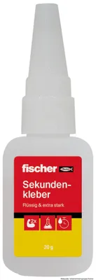 Produktbild von fischer Sekundenkleber, 20 g