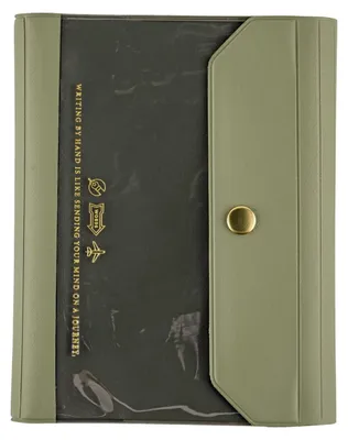 Imagen del producto de Funda para planificador A6, color verde oliva