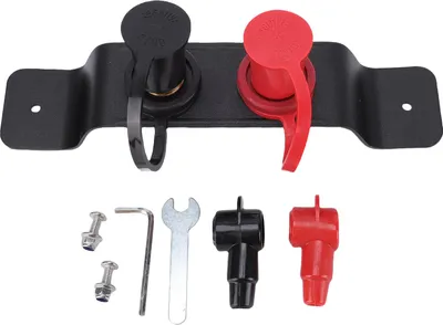 Productafbeelding van Afstandsbedienbare accuklemmen, 250 A, maritieme lader, startkabels met montagebeugel voor auto, UTV en ATV