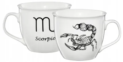 Zdjęcie produktu dla Kubek porcelanowy Ambition Zodiac 550 ml Skorpion