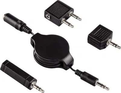 Produktbild von HAMA Adapter Kit inkl. Kabel 3.5mm Roll-Up 1.2m