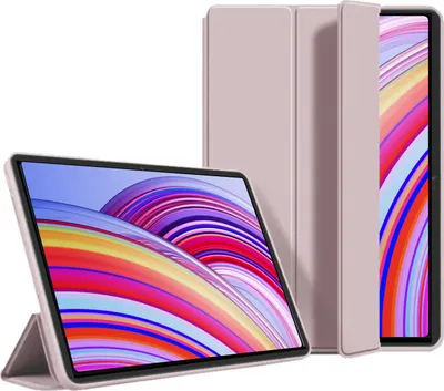 Produktbild von Kryt na tablet pro Xiaomi Redmi Pad Pro 12,1", silikonový TPU, Smart Cover - růžový