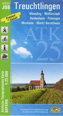 Image de ATK25-E05 Kitzingen (Carte topographique officielle 1:25000)