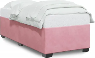 Immagine prodotto di vidaXL Struttura letto rosa 90x190 cm in velluto