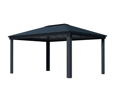 Produktbild von Palram - Canopia Aluminium Pavillon Dallas 4900 Grau 488x364x296 cm