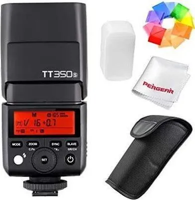 Produktbild von Godox TT350, 2,2 s, 16 Kanäle, 210 g, Kompaktes Blitzlicht