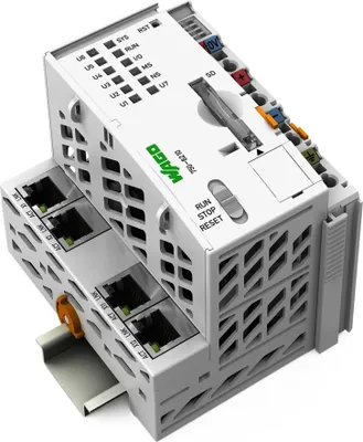 Immagine prodotto di WAGO WAGO 750-8210 Controller 750-8210 PFC200 4 x ETHERNET grigio chiaro