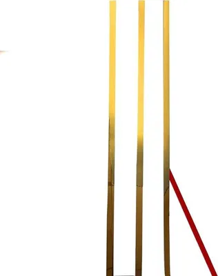 Produktbild von Zweifadendes Dekorationsband - Selbstklebend, 1 cm x 5 m, goldfarben, für Badezimmer, Kachelränder, Wände, Decken, Fußböden und Plinthe