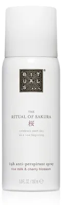 Imagen del producto de Rituals. La colección Sakura. 8719134163681. Para mujeres. Desodorante antitranspirante. Spray. Formato: spray. 150 ml. Protección de 24 horas