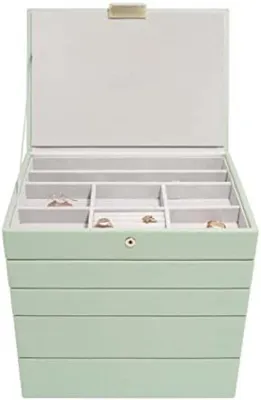 Produktbild von Famanu Schmuckbox XL - Juwelenschat - Schmuckhalter - Grün