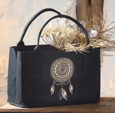 Produktbild von Gilde Filz Tas che Traumfänger VE 4 49913