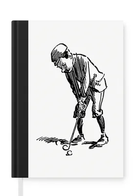 Obrázek produktu pro MuchoWow Zápisník Diář Rozpočet A5 Retro - Golf - Sport