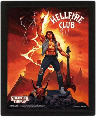 Produktbild von Pyramid Stranger Things 3d-poster Orange  Orange One Size