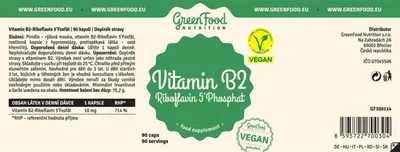 Produktbild von Vitamin B2 Riboflavin 5'Phosphat, 90 Kapseln