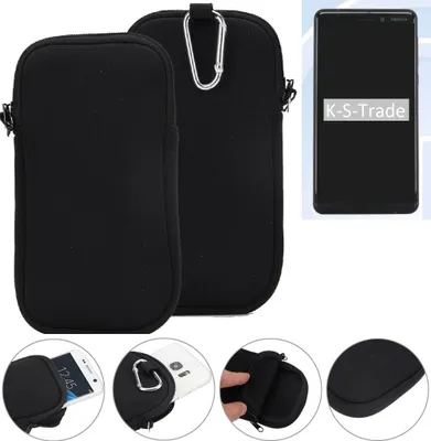 Produktbild von K-S-Trade Neopren-Hülle Handyhülle kompatibel mit Samsung Galaxy S10e Schutzhülle Neoprenhülle Sleeve Schutz-Hülle Gürtel Tasche Case Holster