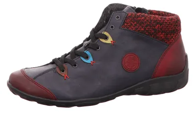 Zdjęcie produktu dla Sznurowane buty Rieker z zimną podszewką w kolorze niebieskim, rozmiar 36