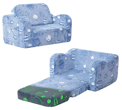 Immagine prodotto di Divano pieghevole 3-in-1 per bambini, con funzione letto