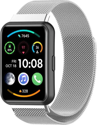 Produktbild von Strap-It Huawei Watch Fit 2 Milanese Armband (Silber)