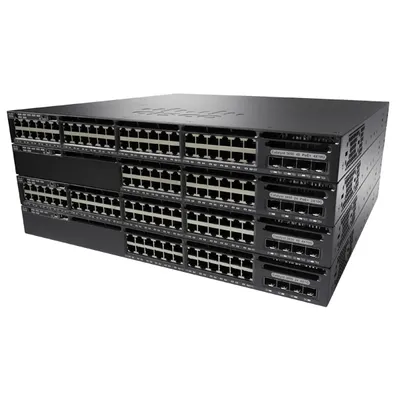 Obrázek produktu pro Cisco Catalyst WS-C3650-24TS-S, Řízený, L3, Gigabit Ethernet (10/100/1000), Plně duplexní režim, Instalace do racku, 1U