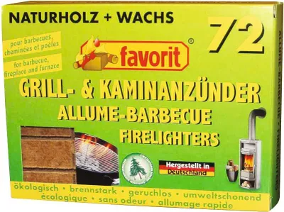 Image de Allumeurs Bois Favorit écologiques, Combustion Rapide - Favorit