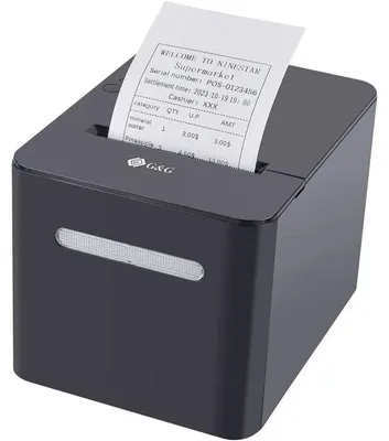 Produktbild von G&G | Ninestar Bondrucker GG-TD80 80mm oder 57mm Breite Rollen - Drucker - Thermotransferdruck