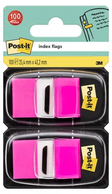 Productafbeelding van Post-it 7100134785, Rechthoekig, Roze, Papier, 23,8 mm, 43,2 mm, 50 vel