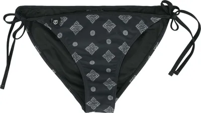 Produktbild von Black Premium by EMP Damen schwarze Bikinihose mit keltischen Motiven L