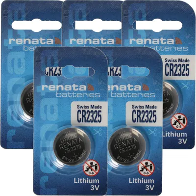 Produktbild von CR2325 Lithium Batterie IEC CR2325 5er Set