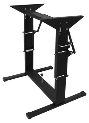 Produktbild von Verstellbares Tischbein, leichtes Aluminium, faltbares Design, Schwarz