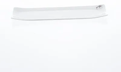 Produktbild von Servierplatte, Porzellanteller FLAT 31x9cm weiß länglich rechteckig Sandra Rich