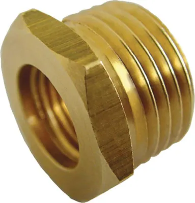 Produktbild von Reduziernippel Messing Außengewinde G 1/4 ″ Innengewinde G 1/8 ″