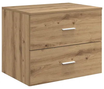 Immagine prodotto di vidaXL Mensola da bagno da parete in rovere Artisan 62,5 x 44,5 x 50 cm