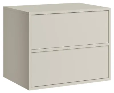 Immagine prodotto di Badplaats Mobile Sottolavabo Mali 60 cm – Beige – Mobile Bagno – Mobile Sospeso