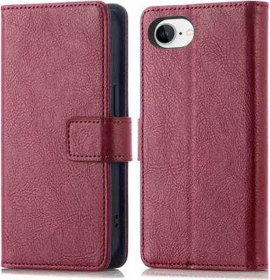 Image de imoshion Luxe Bookcase pour Apple iPhone 17e / 16e - Bordeaux