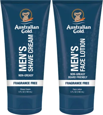 Produktbild von Australian Gold Gesichtsbalsam für Männer 148 ml + Rasiercreme 148 ml