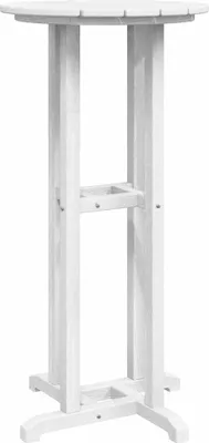 Image de Table de bar Blanc 55 x 55 x 107 cm Polyéthylène