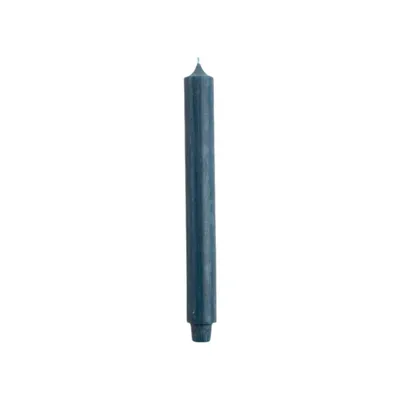 Zdjęcie produktu dla Świeca stołowa "Rustik Lys XL" w kolorze petrol, wymiary: średnica 3,2 cm, wysokość 30 cm, sztuka