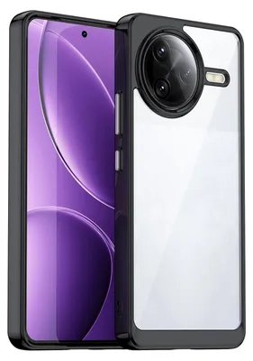 Produktbild von Für Xiaomi Poco F7 Ultra Colorful Series TPU Acryl Hybrid Schutz Hülle Schwarz