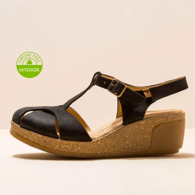 Produktbild von El naturalista Sandalen N5029 PLEASANT BLACK / LEAVES Farbe Black