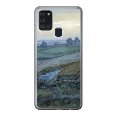 Produktbild von MuchoWow® Handyhülle Schutzhülle Hülle für Samsung Galaxy A21s Landschaft bei Arnheim - Piet Mondrian Silikon Softcase Handy Hülle - Hartschale