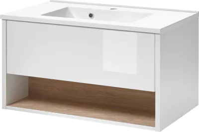 Produktbild von LIVOJO M20 Badezimmer Doppelwaschtisch mit Waschbecken