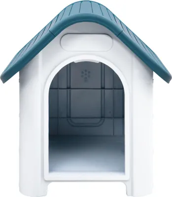 Obrázek produktu pro vidaXL Bouda pro psy modrá 59x75x66 cm Polypropylen