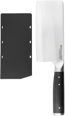 Produktbild von KitchenAid Hackmesser Gourmet Edelstahl 15 cm Schwarz/Silber - Spülmaschinenfest