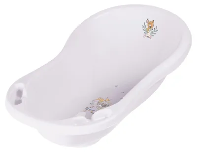 Image de keeeper 1842351926600 keeeper kids baignoire pour bébé "maria Bambi", avec bouchon, blanc