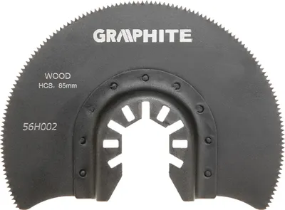 Produktbild von GRAPHITE Scheibe für Mehrzweckgerät, halbrund HCS für Holz, Durchmesser 85 mm