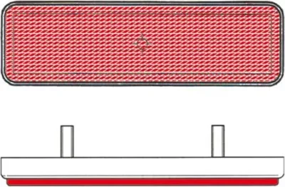 Obrázok produktu pre VICMA Reflektor 8158 zadný 91mm 25mm